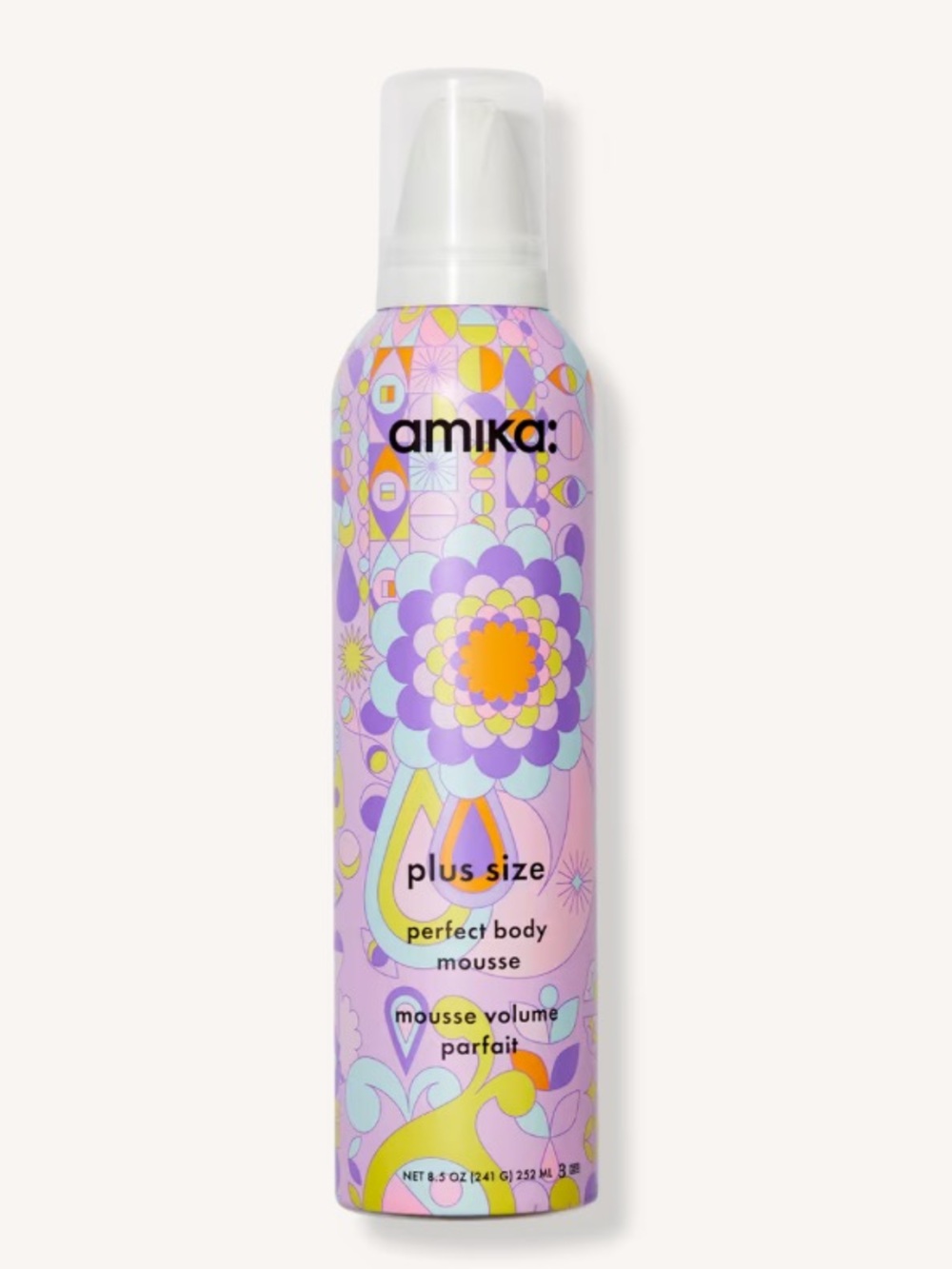 New amika Plus Size Perfect Body Hair Mousse 8.5oz.